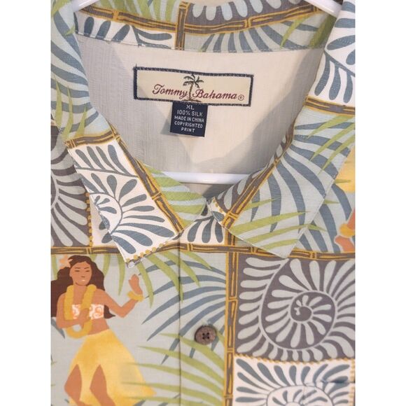 Tommy Bahama  Dancing Hula Ladies shirt Size XL - Picture 2 of 4